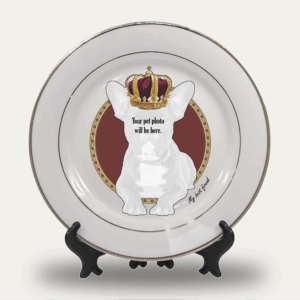 Decorative Plate with your pet's photo. (Classic Style)