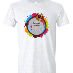 Personalized T-shirts with your pet's photo (Modern Style).