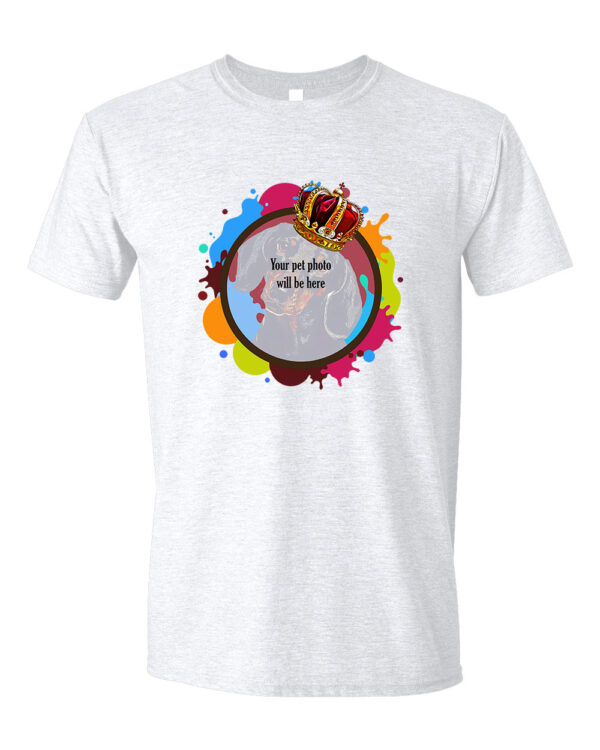 Personalized T-shirts with your pet's photo (Modern Style).